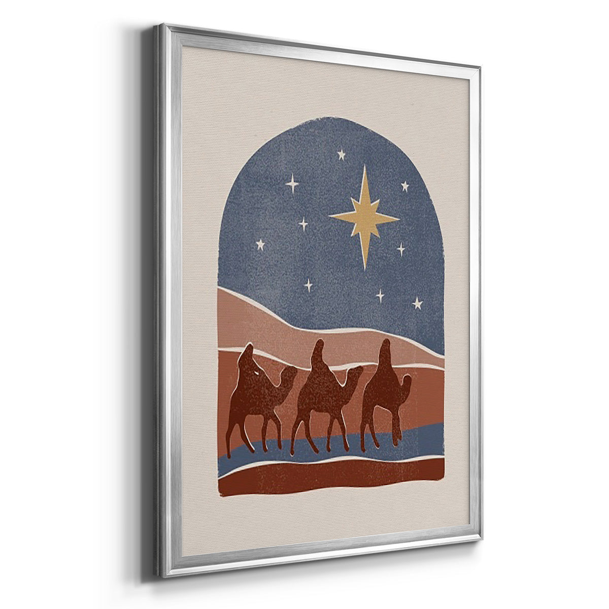 Boho Nativity II Premium Framed Print - Ready to Hang