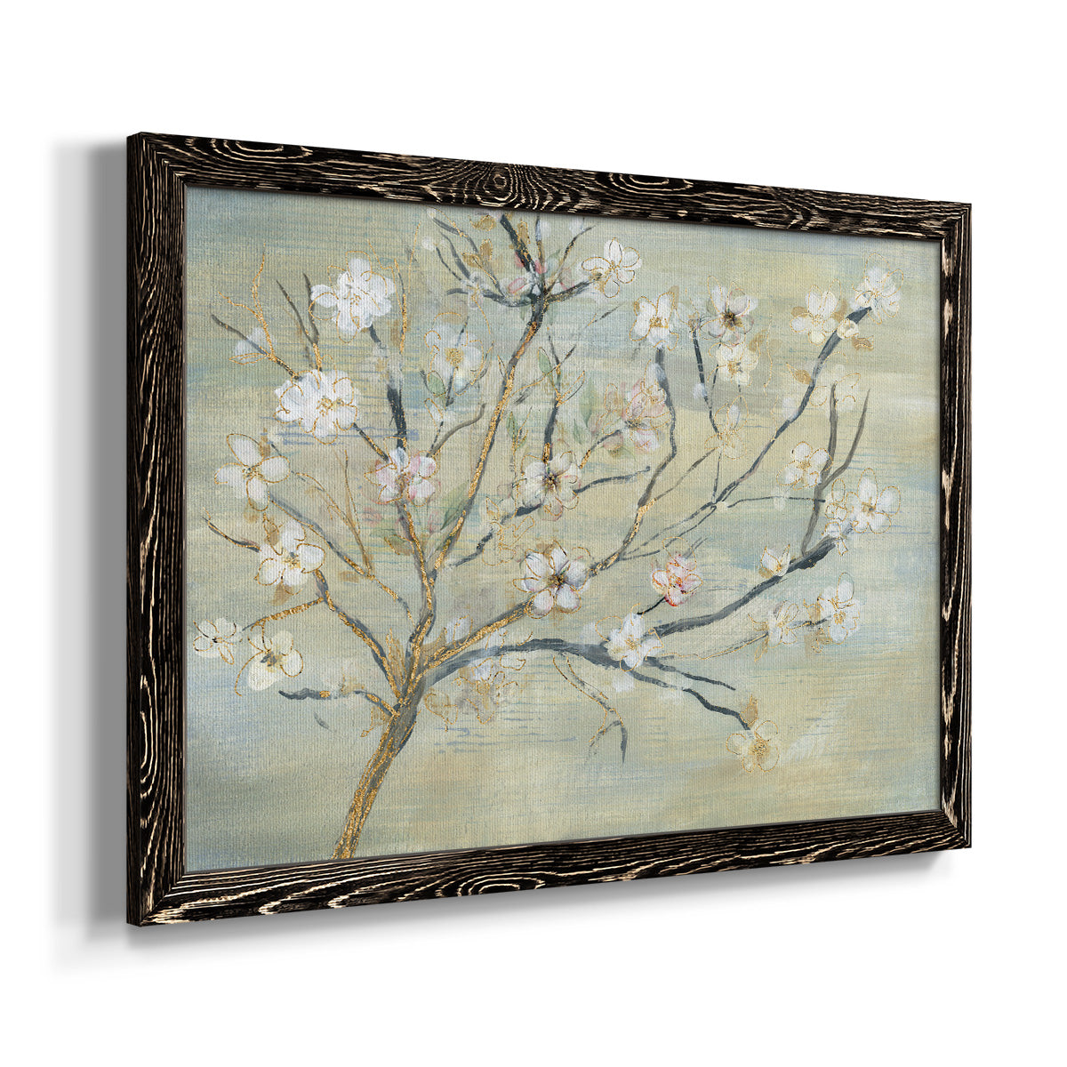 Blossoms & Spring Rain-Premium Framed Canvas - Ready to Hang