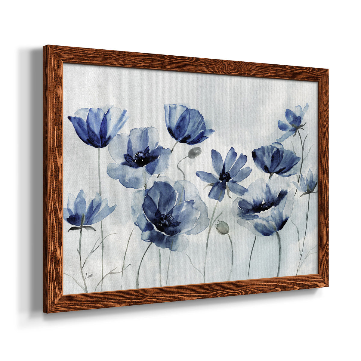 Indigo Spring Awakening-Premium Framed Canvas - Ready to Hang