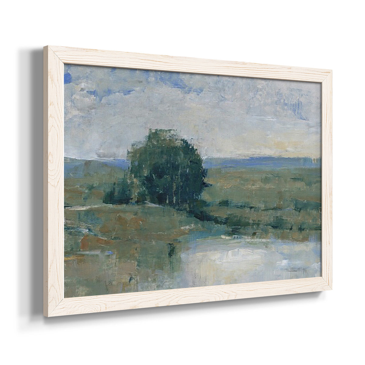 Riverbank Impression I-Premium Framed Canvas - Ready to Hang