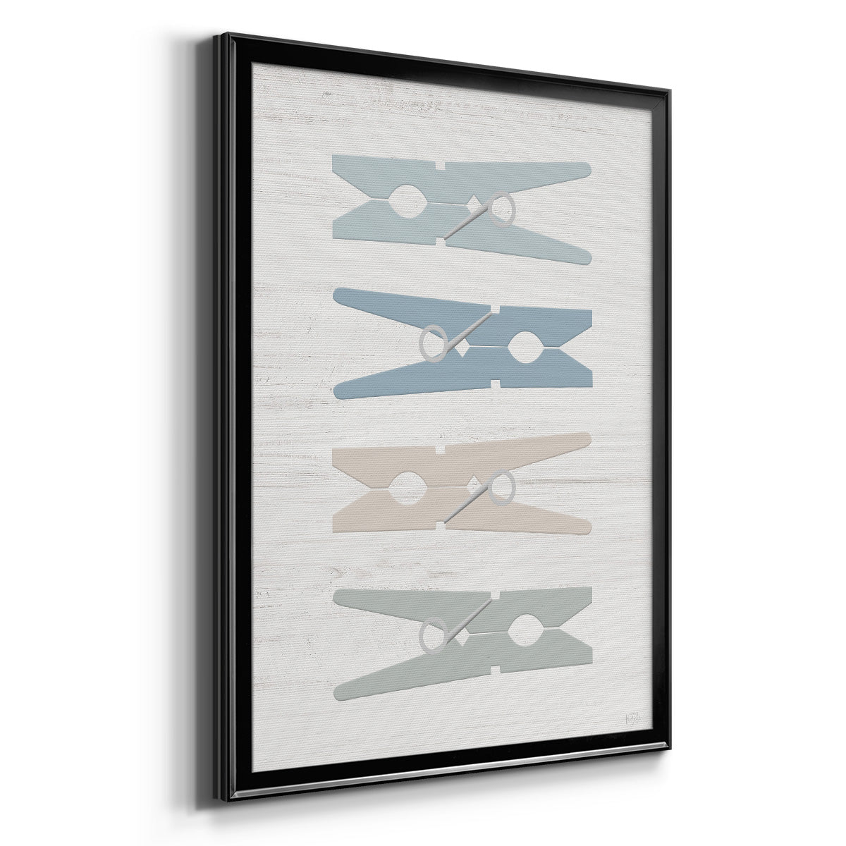 Laundry Pins Premium Framed Print - Ready to Hang