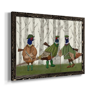 Pheasant Shooting Party Group 2-Premium Framed Canvas - Ready to Hang