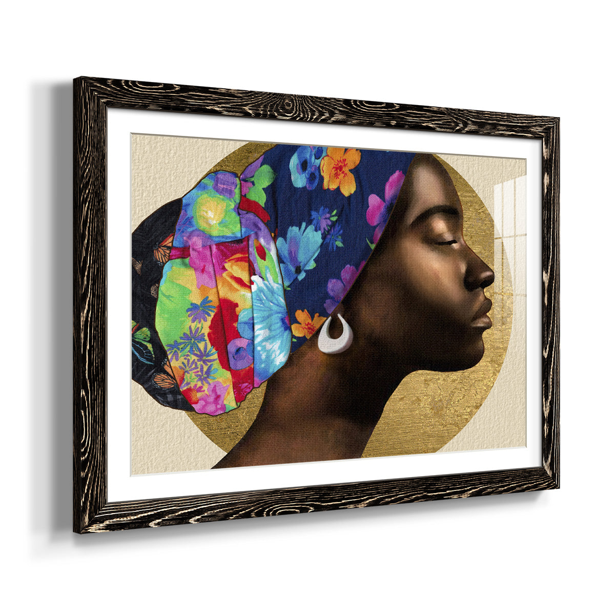 Golden Lady I-Premium Framed Print - Ready to Hang