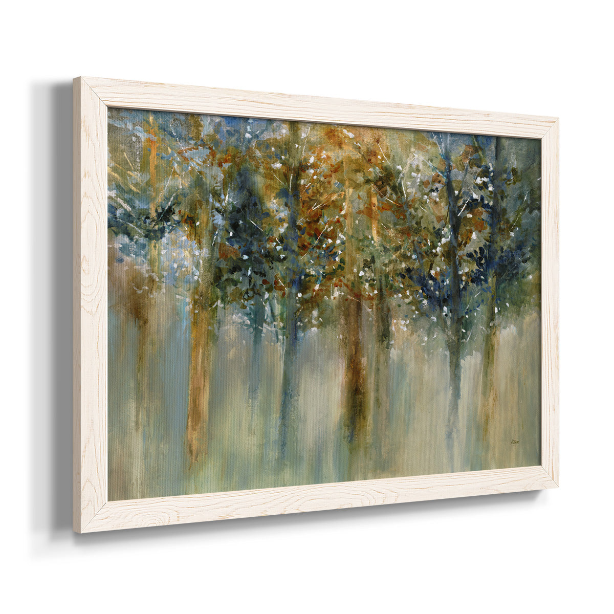 Rustic Leaves II-Premium Framed Canvas - Ready to Hang