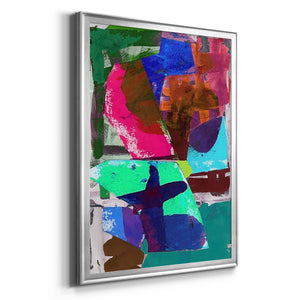 Brights Strokes III Premium Framed Print - Ready to Hang