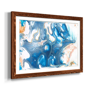 Dancing Blue II-Premium Framed Print - Ready to Hang