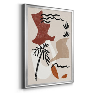 Soft Palms II Premium Framed Print - Ready to Hang