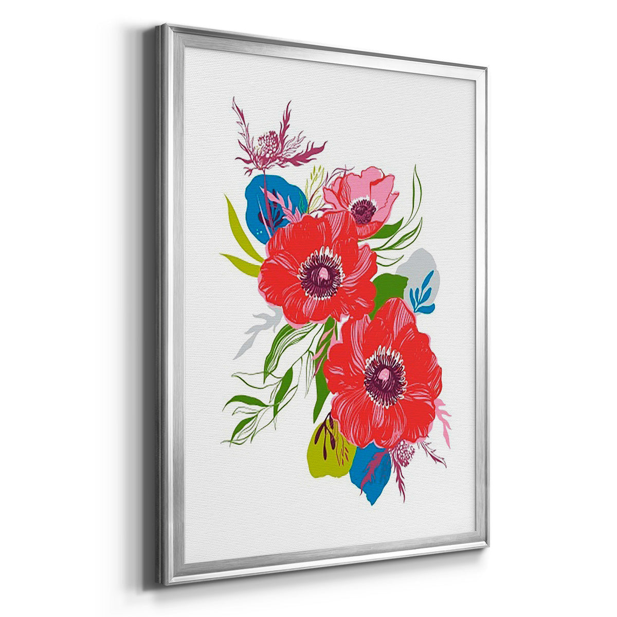 Brilliant Poppies II Premium Framed Print - Ready to Hang