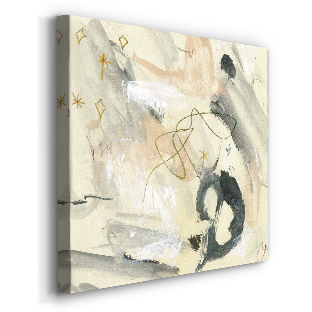 Winking Stars II-Premium Gallery Wrapped Canvas - Ready to Hang