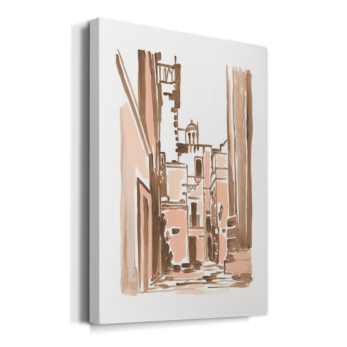 Blush Architecture Study II Premium Gallery Wrapped Canvas - Ready to Hang