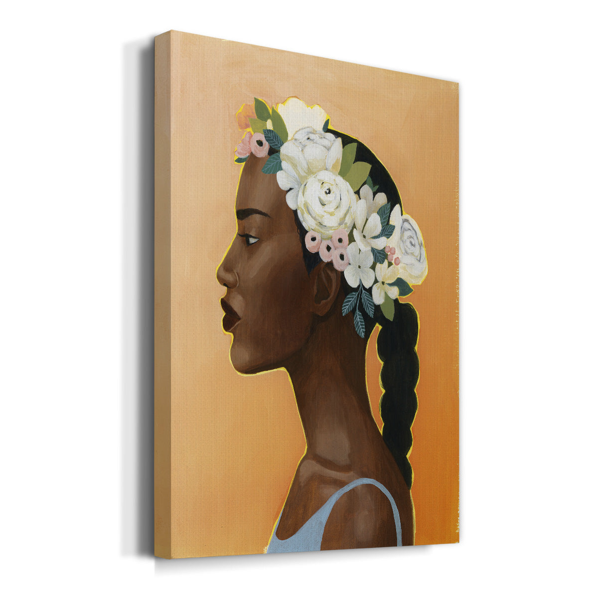 Modern Laurel II Premium Gallery Wrapped Canvas - Ready to Hang