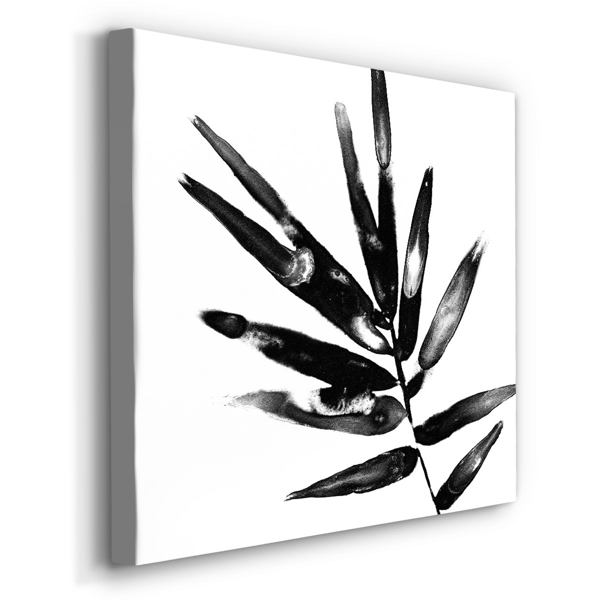 Monochrome Tropic IX-Premium Gallery Wrapped Canvas - Ready to Hang