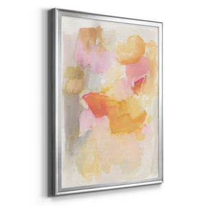 Warm Petals I Premium Framed Print - Ready to Hang