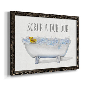 Scrub A Dub-Premium Framed Canvas - Ready to Hang