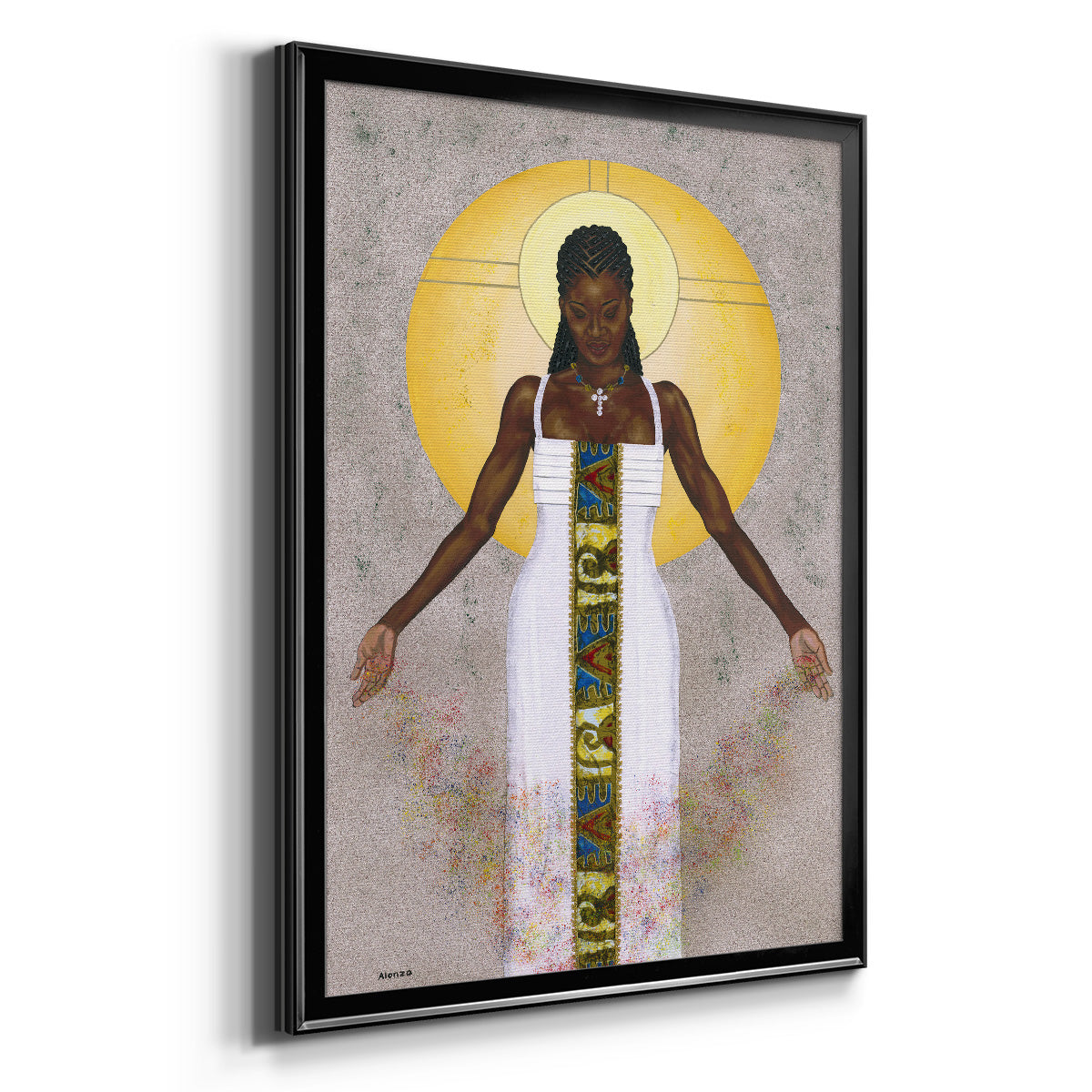 Her Peace Premium Framed Print - Ready to Hang