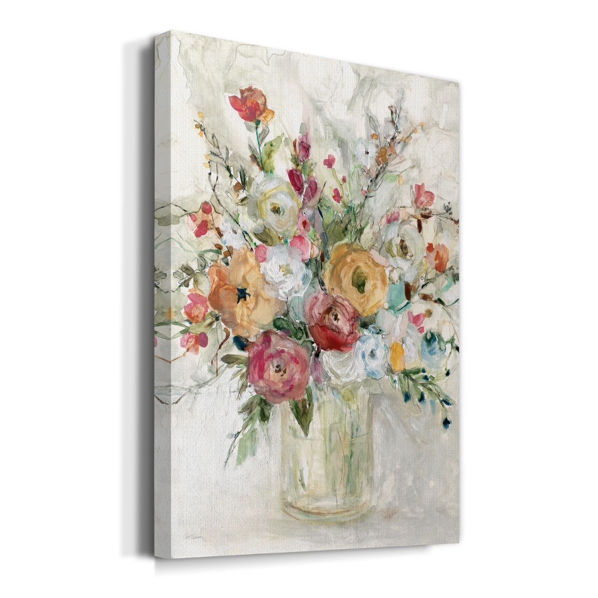 Contemporary Bouquet Premium Gallery Wrapped Canvas - Ready to Hang