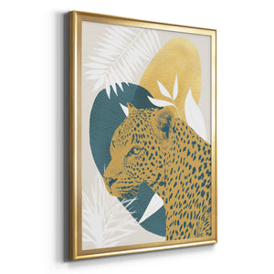 Sepia Botanical Journal I - Modern Framed Canvas Print