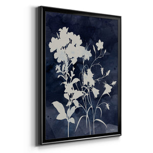 Indigo Botanical II Revisited Premium Framed Print - Ready to Hang
