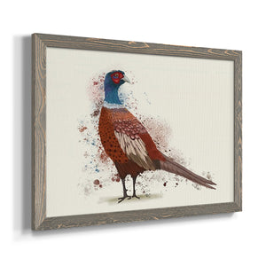 Pheasant Splash 5-Premium Framed Canvas - Ready to Hang