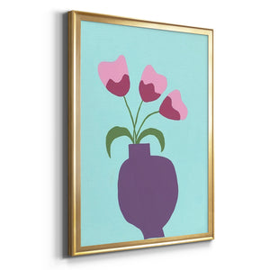 Modern Blooms I Premium Framed Print - Ready to Hang