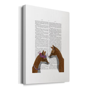Fox Lovers Premium Gallery Wrapped Canvas - Ready to Hang