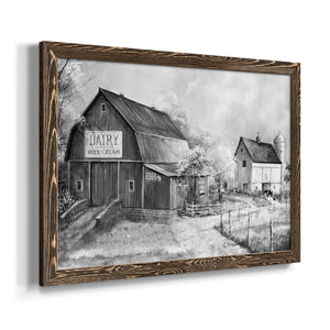 Day at the Farm-Premium Framed Canvas - Ready to Hang