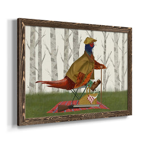 Pheasant Shooting Party 4-Premium Framed Canvas - Ready to Hang