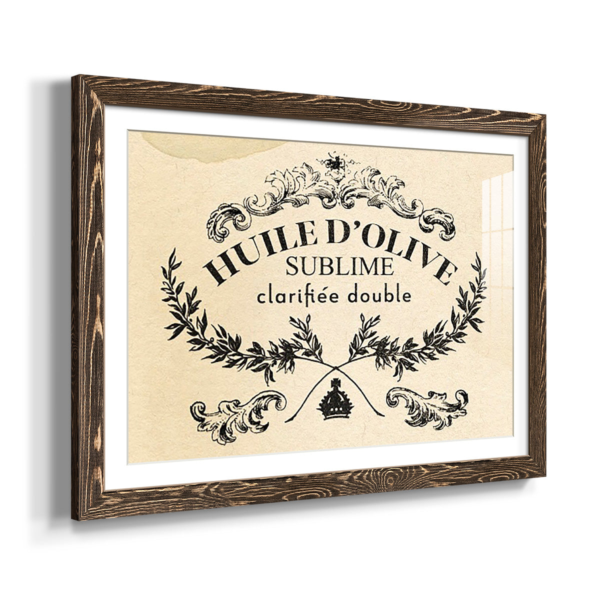 Antique French Label IV-Premium Framed Print - Ready to Hang