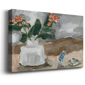 Vase of Pink Flowers III Premium Gallery Wrapped Canvas - Ready to Hang