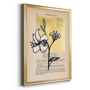 Floral Diary IV Premium Framed Print - Ready to Hang
