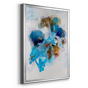 Misty Blue I Premium Framed Print - Ready to Hang