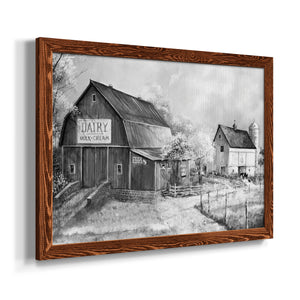 Day at the Farm-Premium Framed Canvas - Ready to Hang