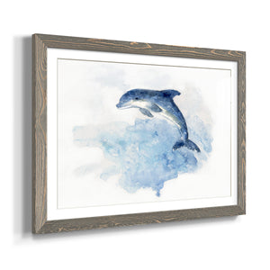 Wave Jumping-Premium Framed Print - Ready to Hang