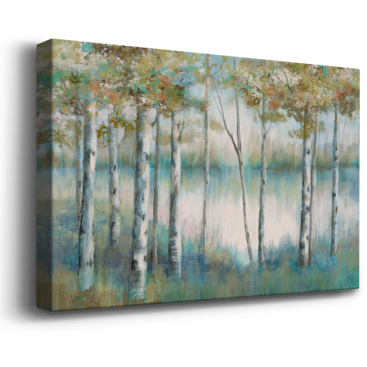 Aspen Lake Premium Gallery Wrapped Canvas - Ready to Hang