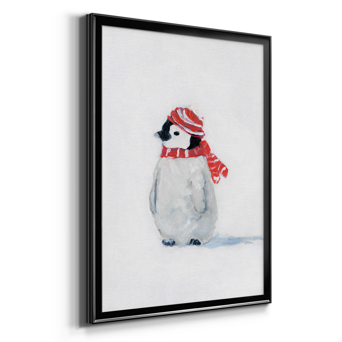 Penguin Play II Premium Framed Print - Ready to Hang