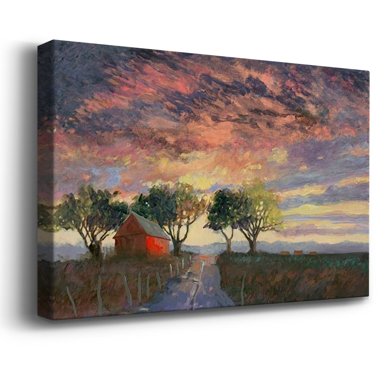 Fire in the Sky Premium Gallery Wrapped Canvas - Ready to Hang