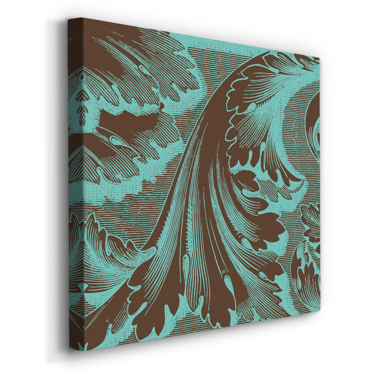 Azure Acanthus I-Premium Gallery Wrapped Canvas - Ready to Hang