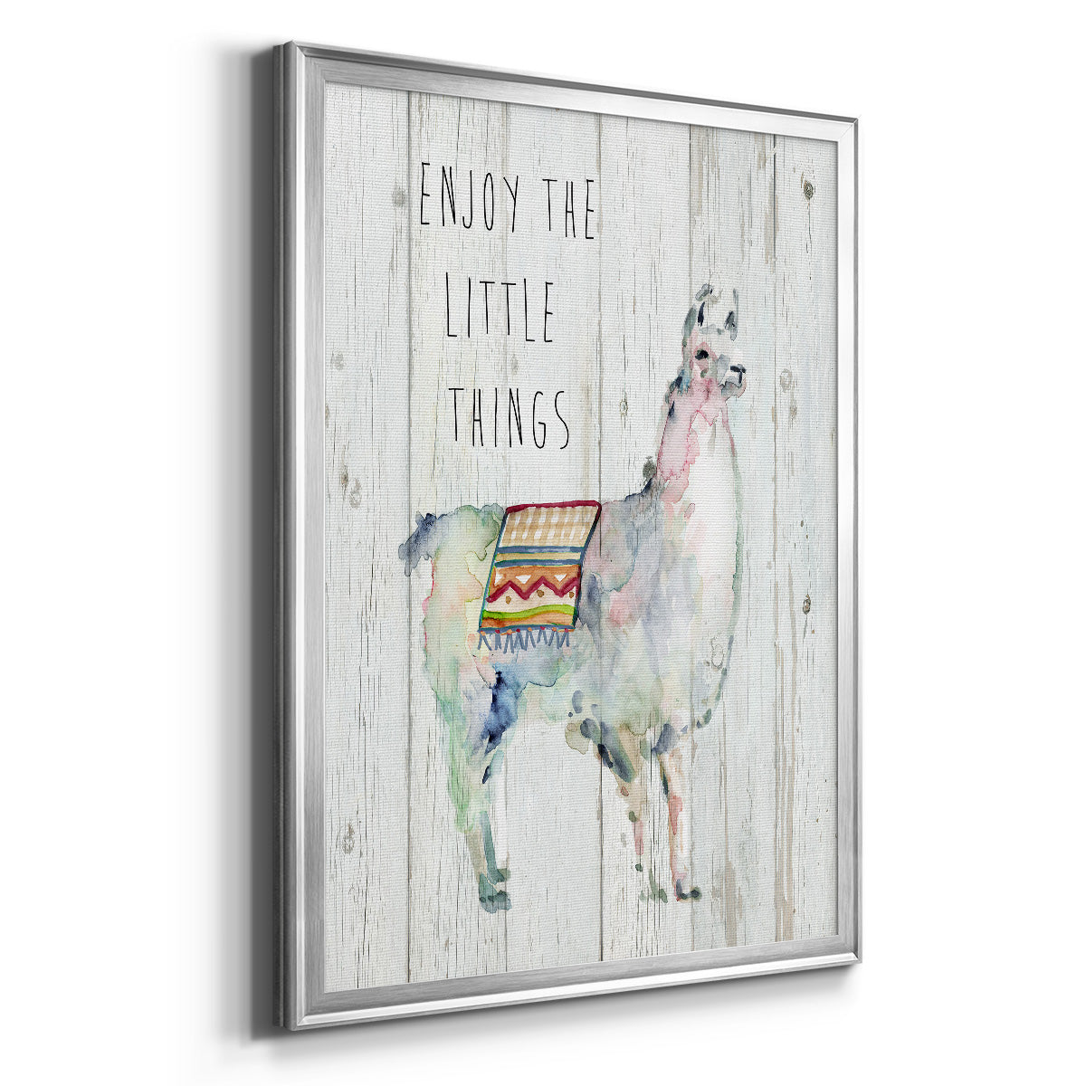 Llama Little Things Premium Framed Print - Ready to Hang