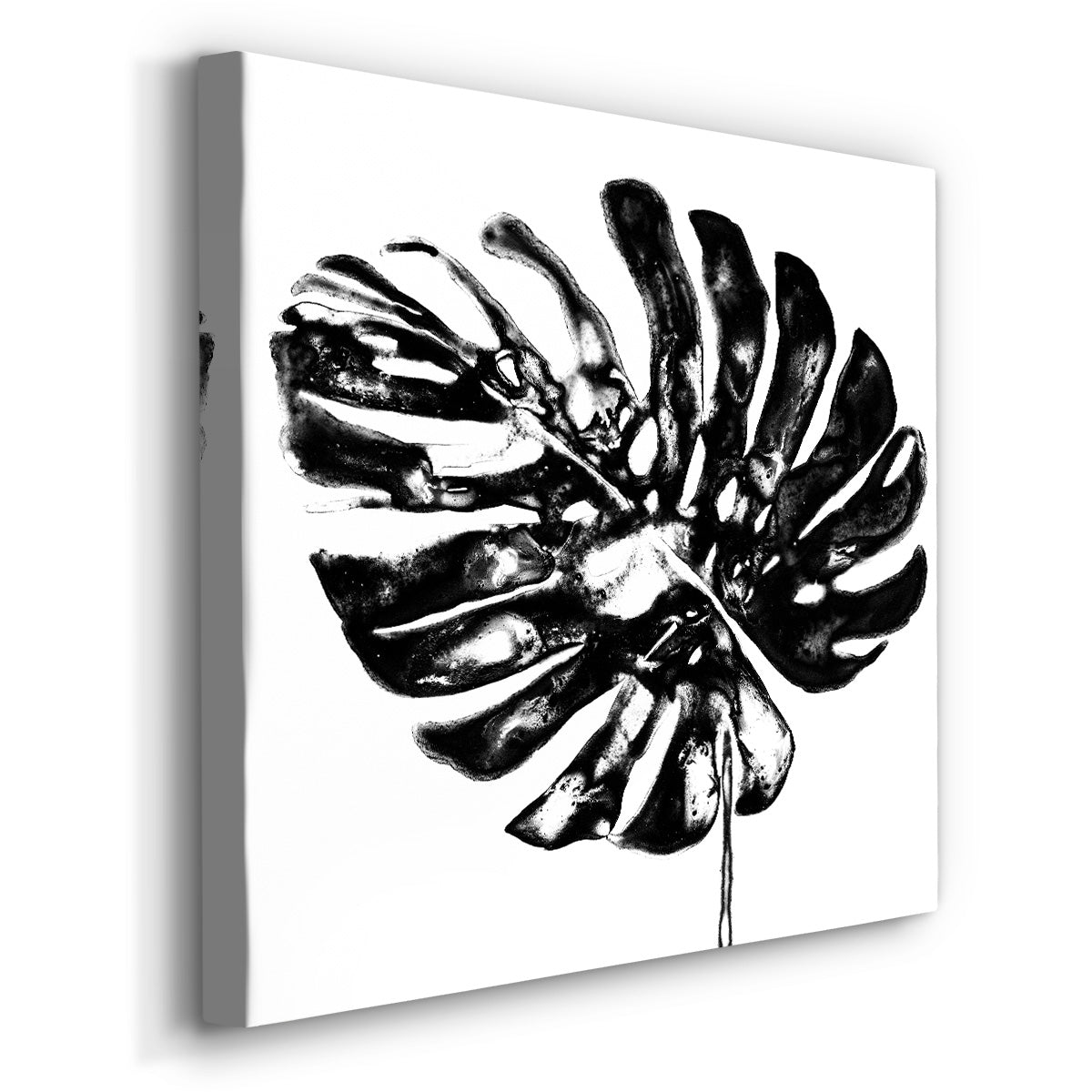 Monochrome Tropic V-Premium Gallery Wrapped Canvas - Ready to Hang