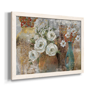 Vessels and Blooms Spice-Premium Framed Canvas - Ready to Hang
