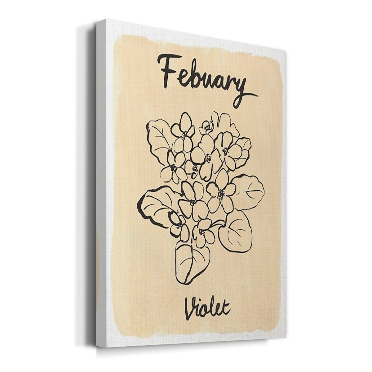 Birth Month II Premium Gallery Wrapped Canvas - Ready to Hang