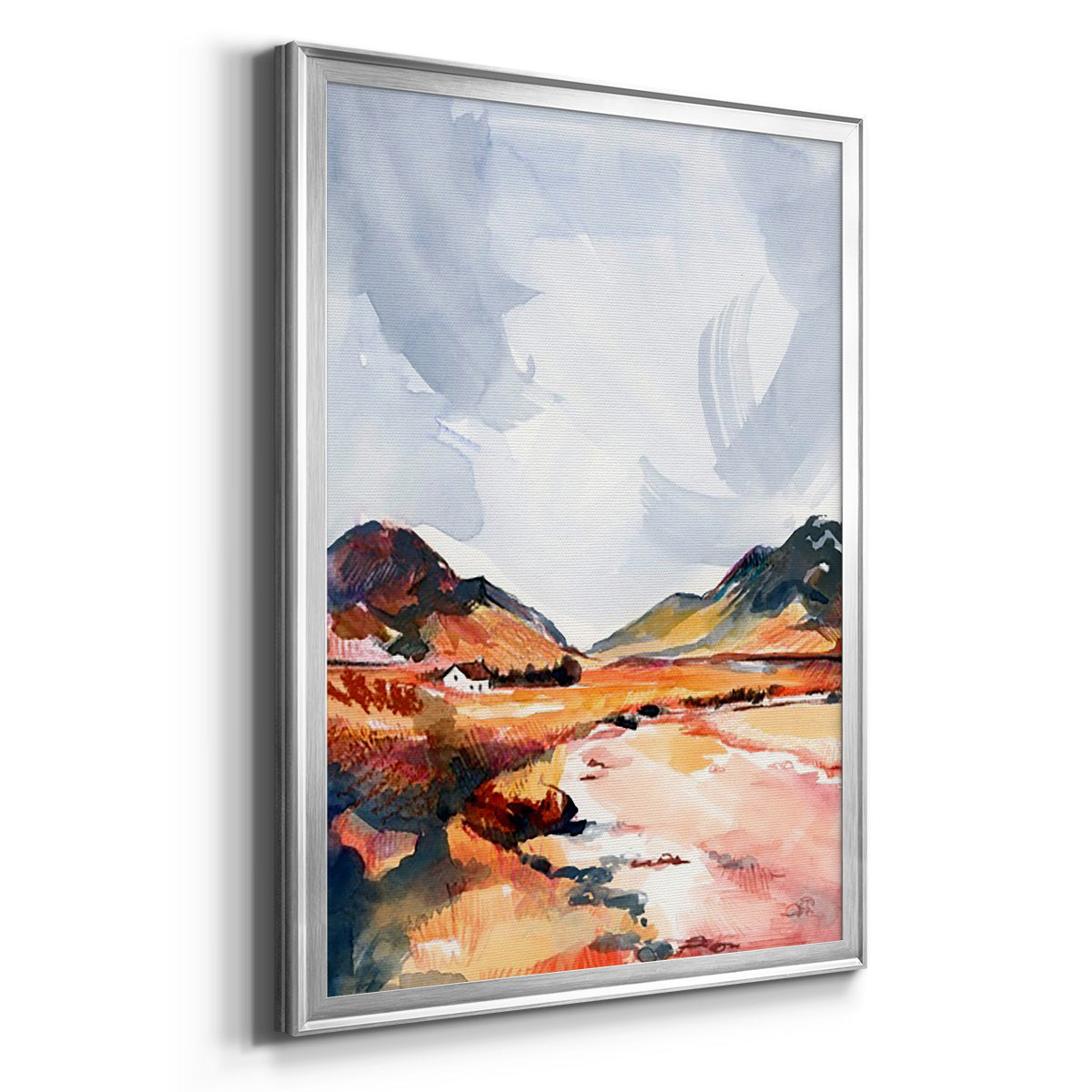 Chromatic Landscapes II Premium Framed Print - Ready to Hang