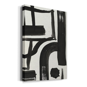 Inkwell Intersect I Premium Gallery Wrapped Canvas - Ready to Hang