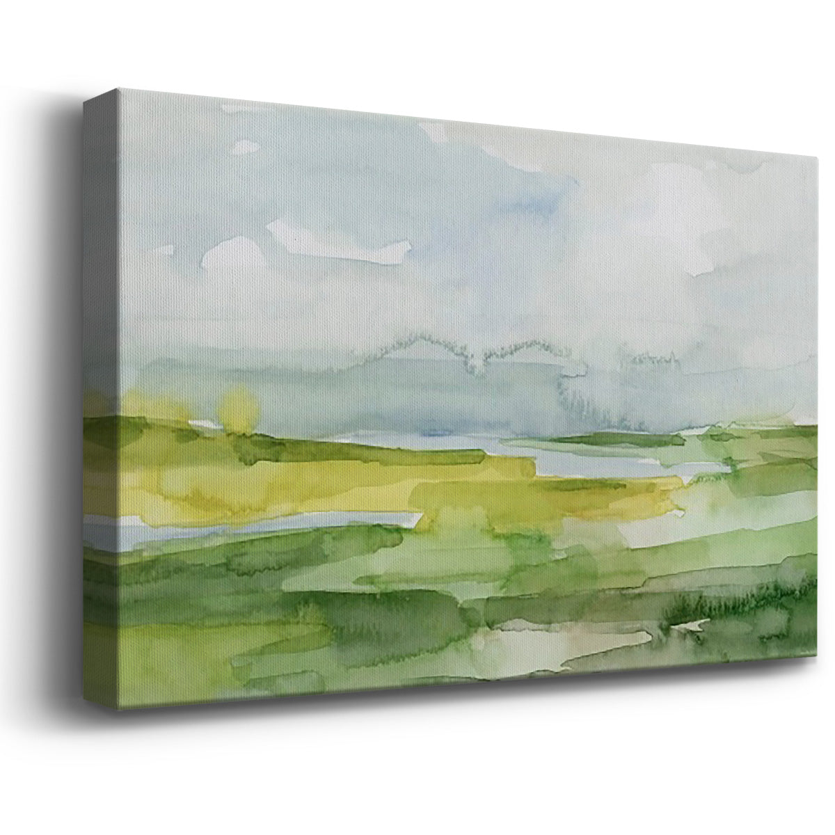 Watery Lowlands II Premium Gallery Wrapped Canvas - Ready to Hang