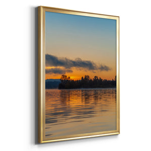 Molten Gold Premium Framed Print - Ready to Hang