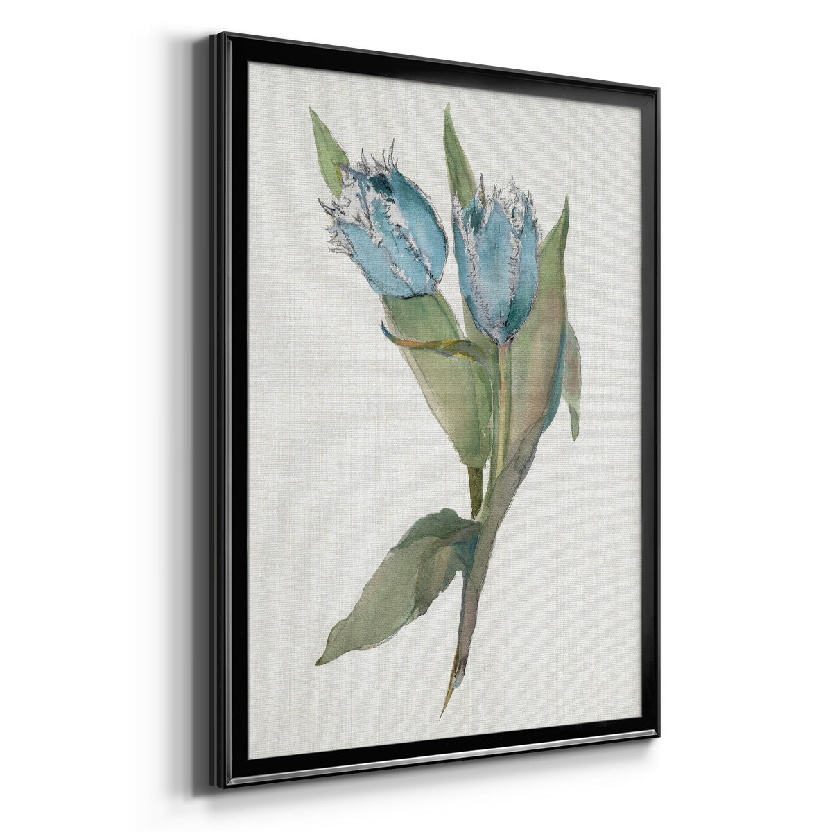 Blue Tulip Picks II Premium Framed Print - Ready to Hang