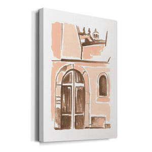 Blush Architecture Study V Premium Gallery Wrapped Canvas - Ready to Hang