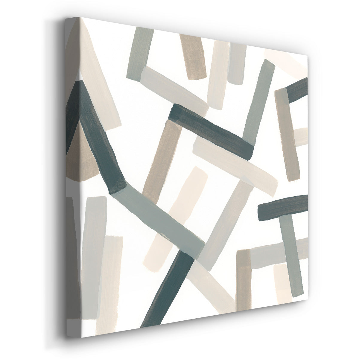 Matchstick Jumble I-Premium Gallery Wrapped Canvas - Ready to Hang