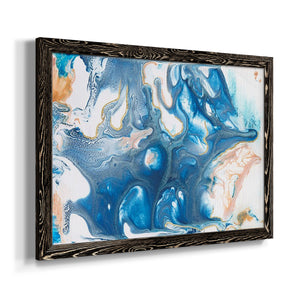 Dancing Blue II-Premium Framed Canvas - Ready to Hang