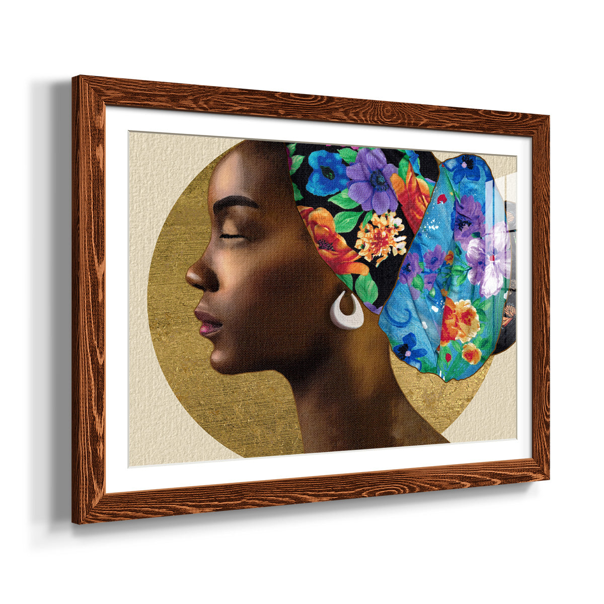 Golden Lady II-Premium Framed Print - Ready to Hang